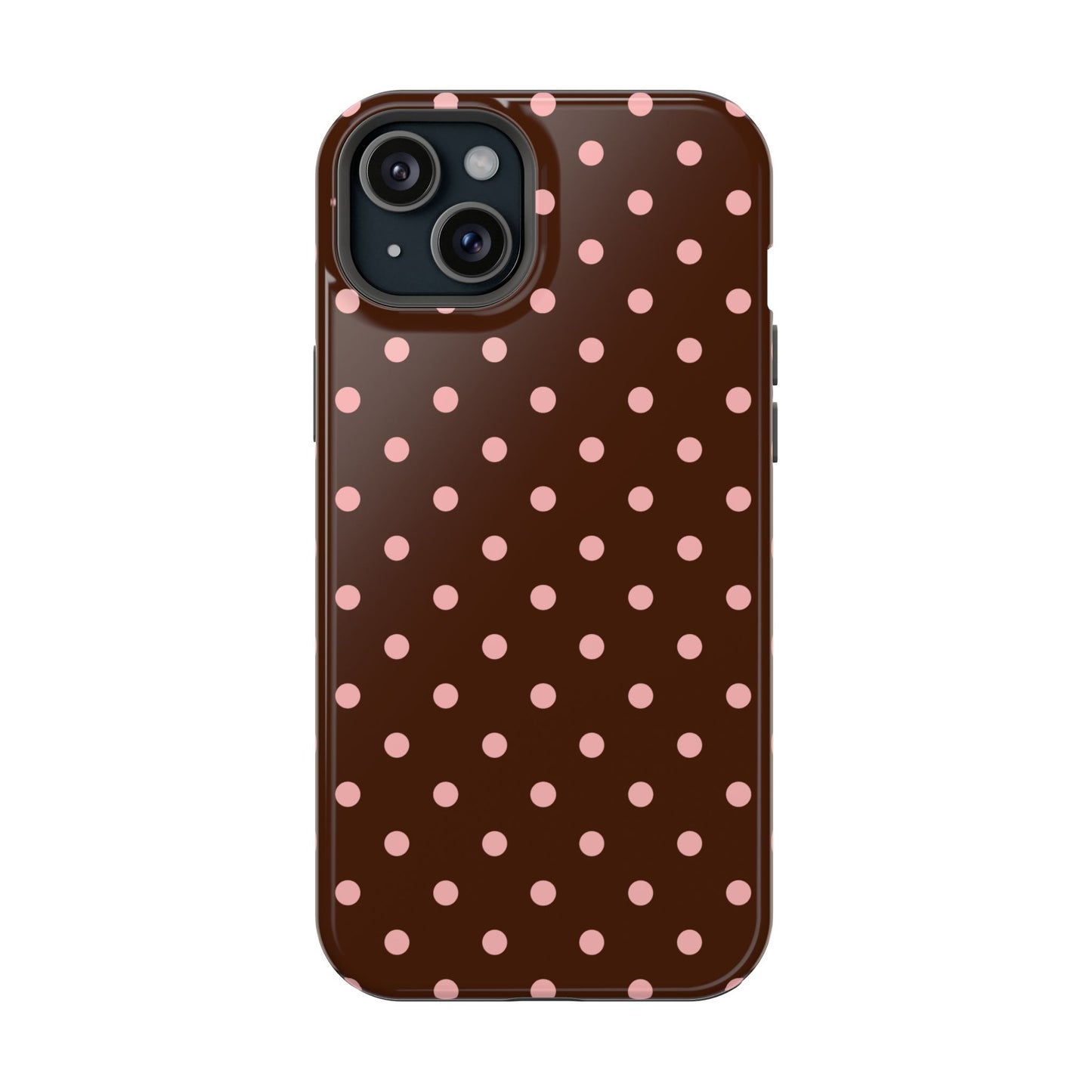 Pink Mocha Polka Dots