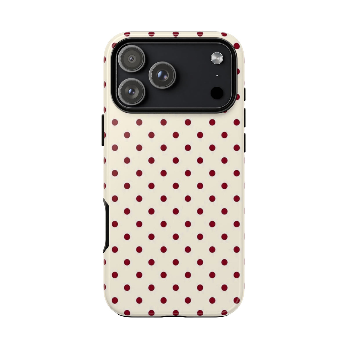 Cherries & Cream Polka Dot