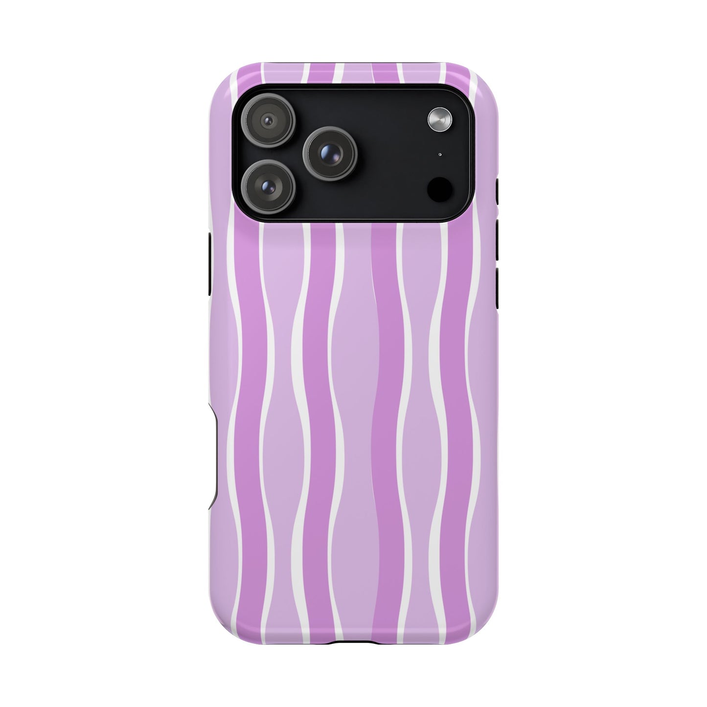 Purple Wavy Stripes