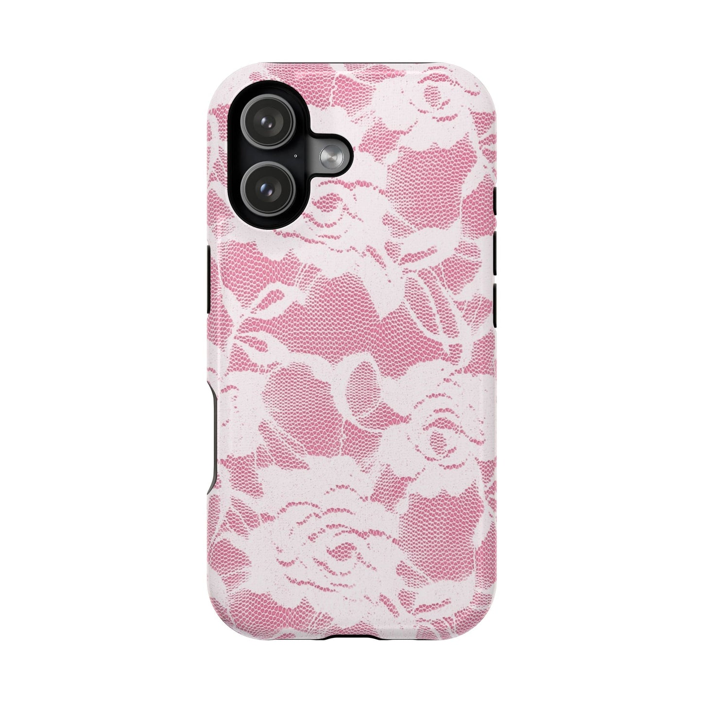 Genevieve White Lace Pattern Case - Layreen Cases