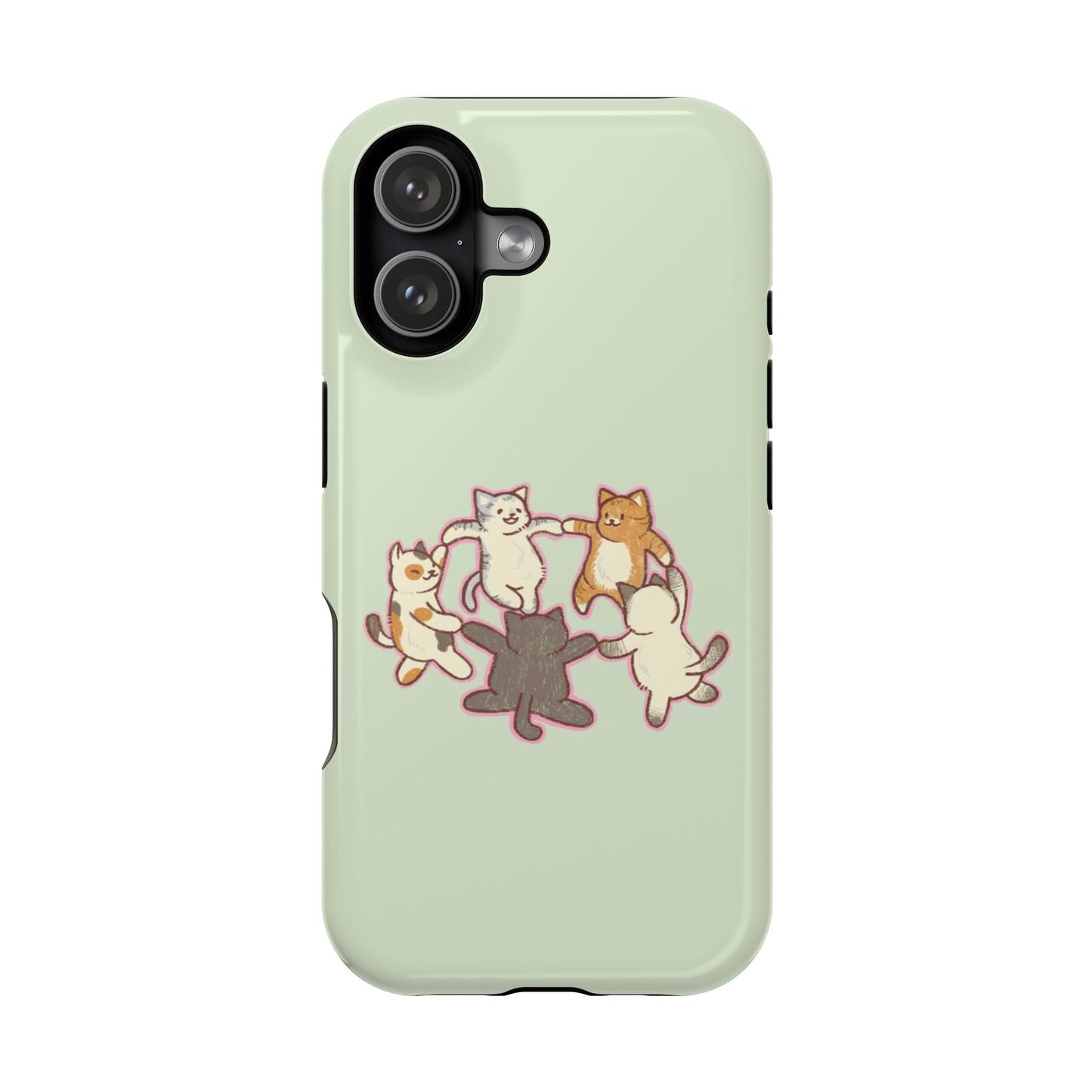 Kittens Frolic Green - Layreen Cases