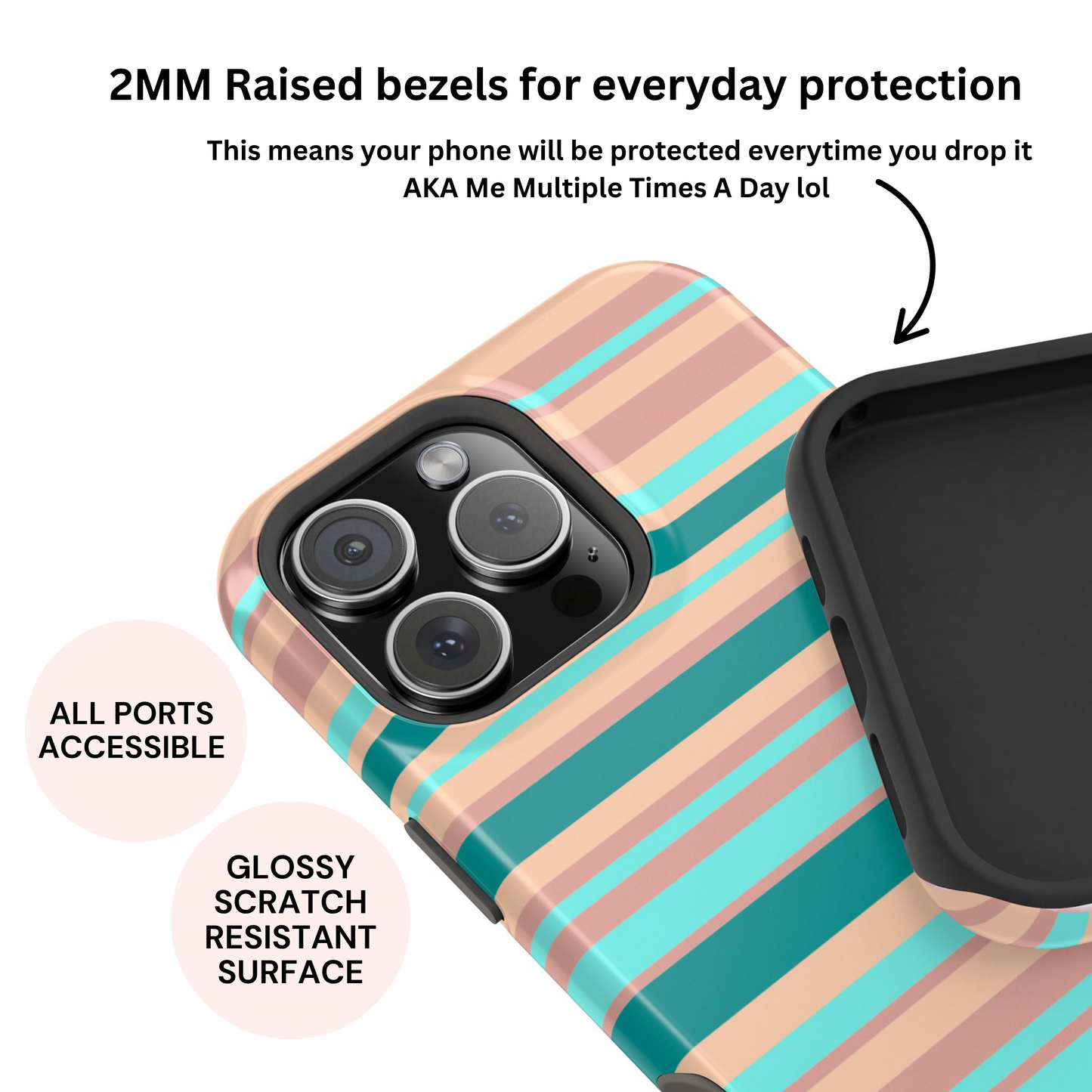 Cora Stripes Case