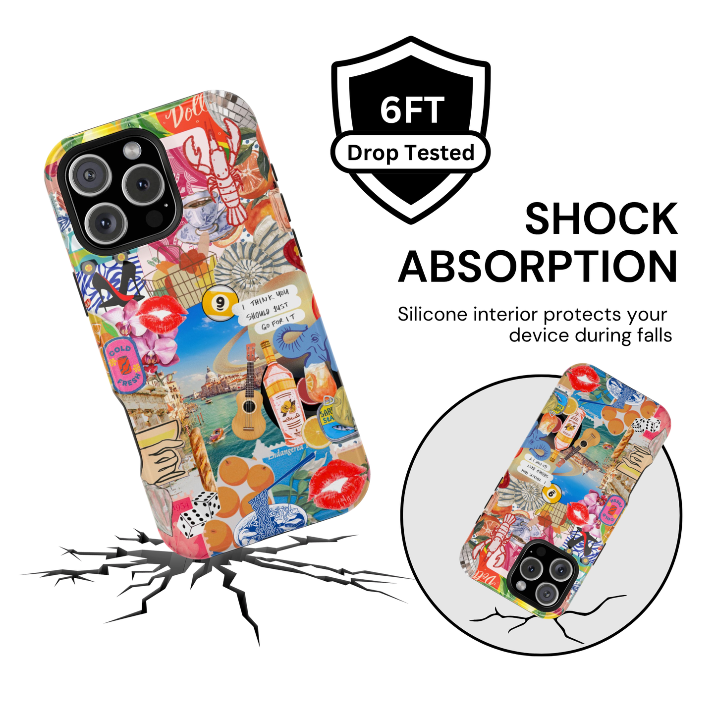 European Summer Collage Case