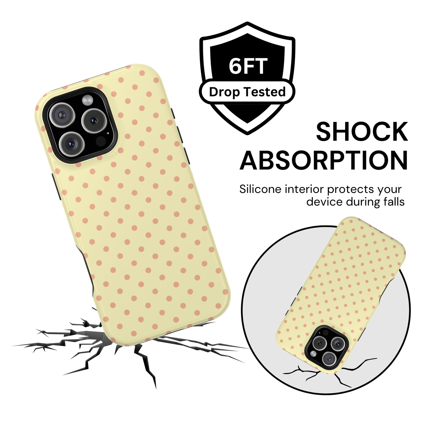Polka Dot Meringue Case
