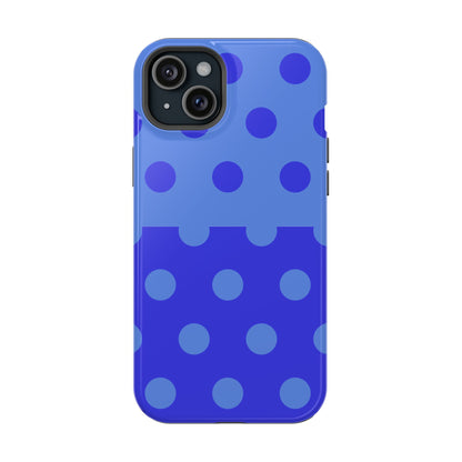 Blue Polka Dot Split