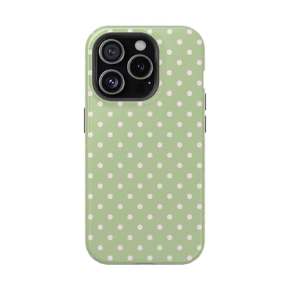 Polka Dot Matcha Case