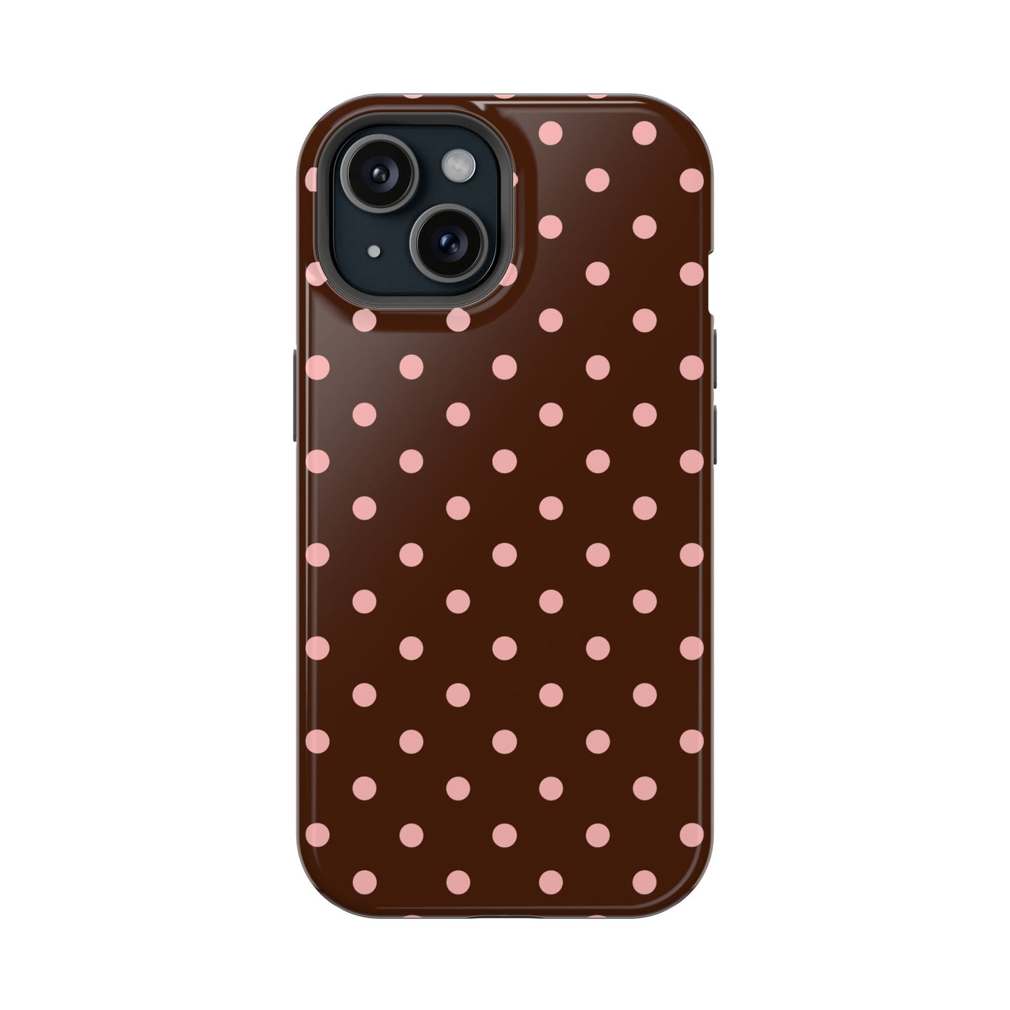 Pink Mocha Polka Dots