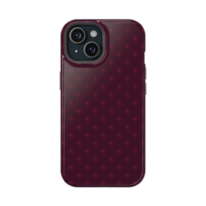 Red Wine Polka Dot Case
