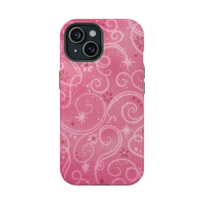 Pink Y2K Swirls Case