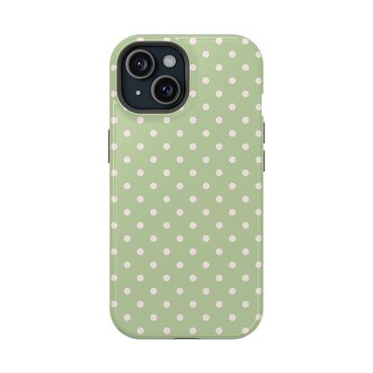 Polka Dot Matcha Case