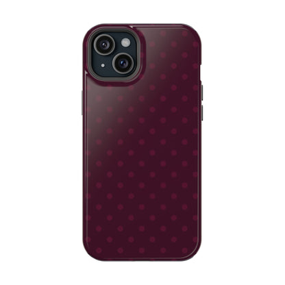 Red Wine Polka Dot Case