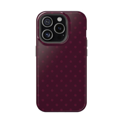 Red Wine Polka Dot Case