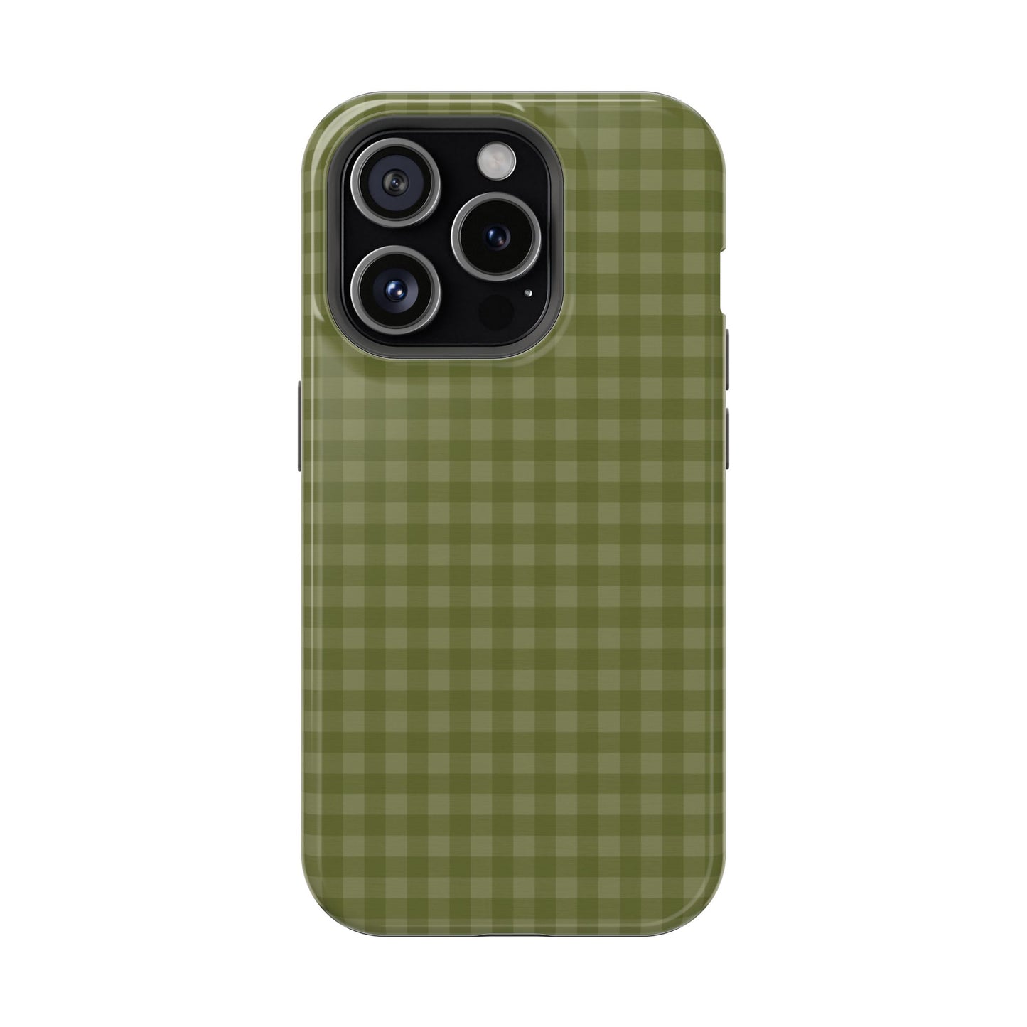 Olive Gingham Case