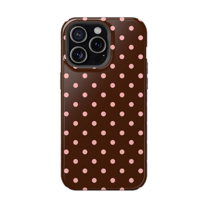Pink Mocha Polka Dots