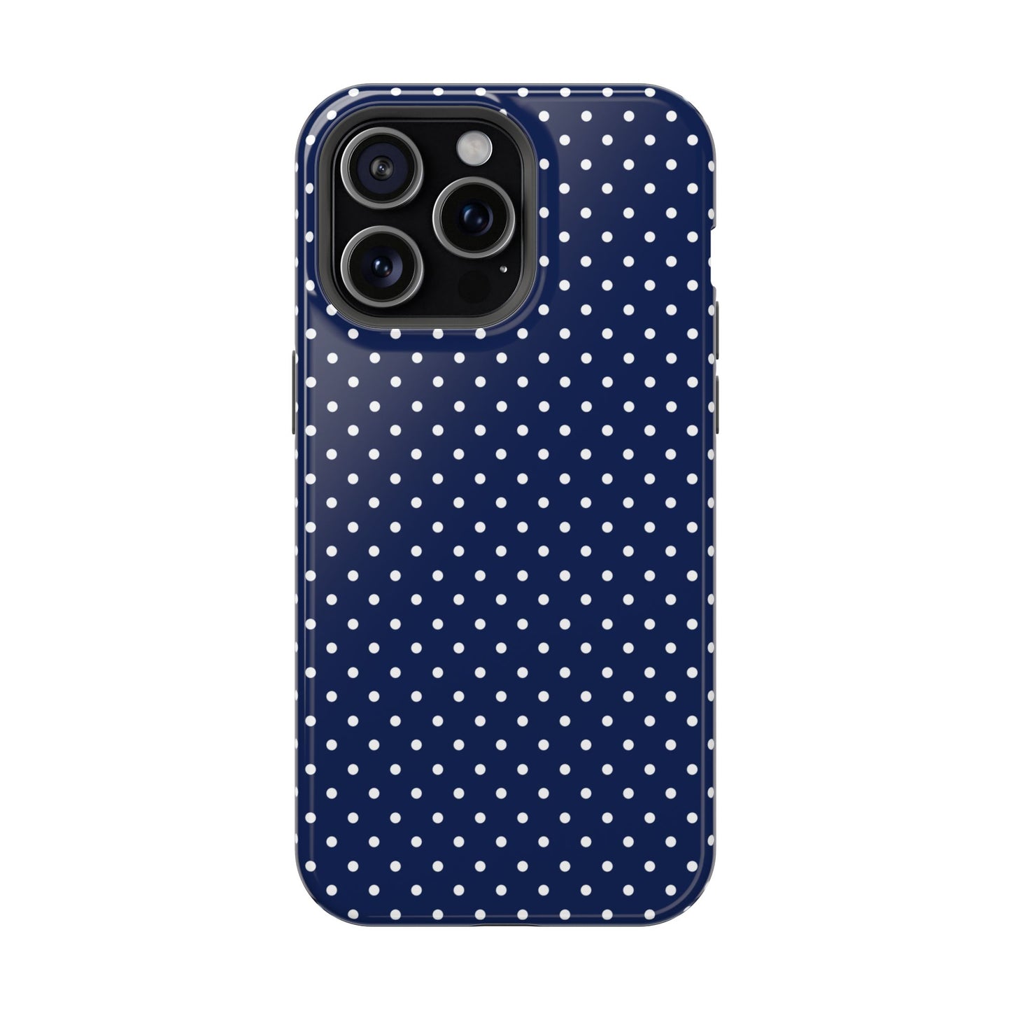 Navy Polka Dot Case