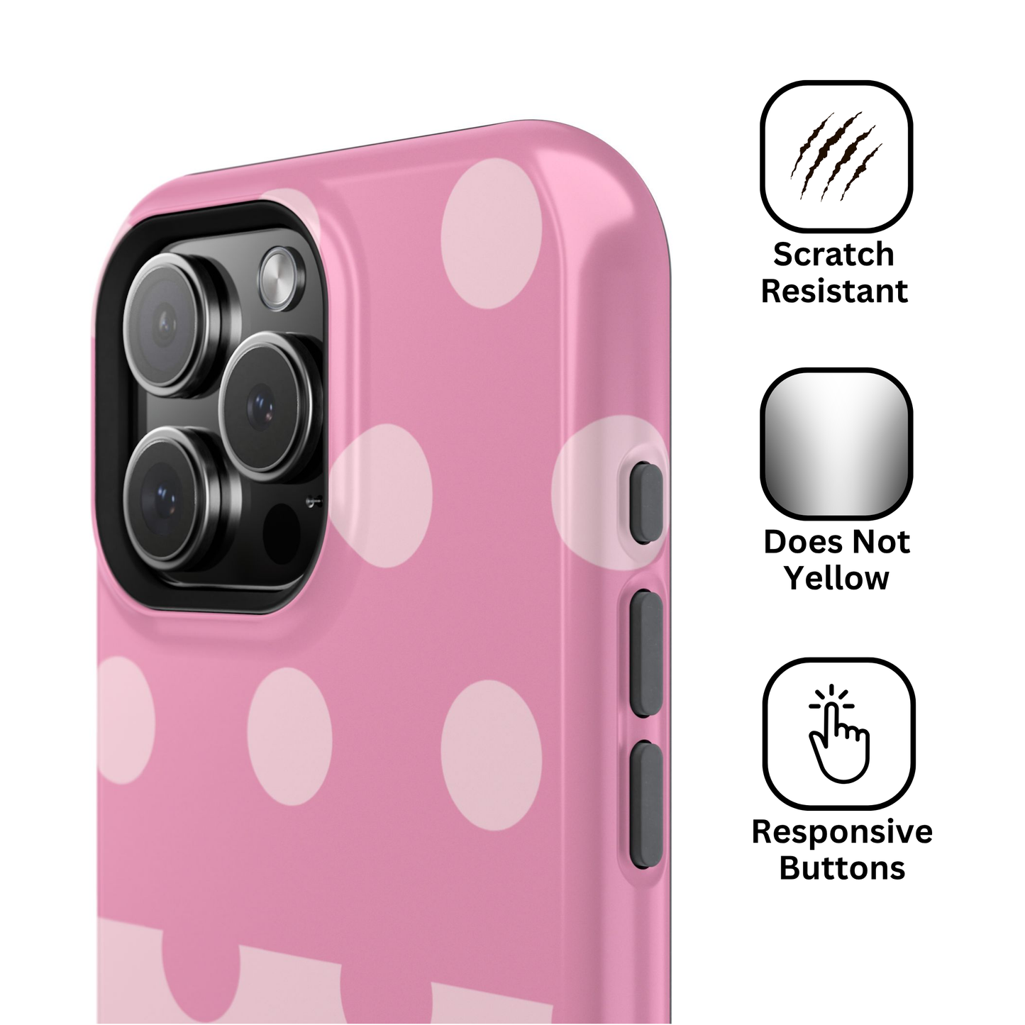 Pink Polka Dot Split