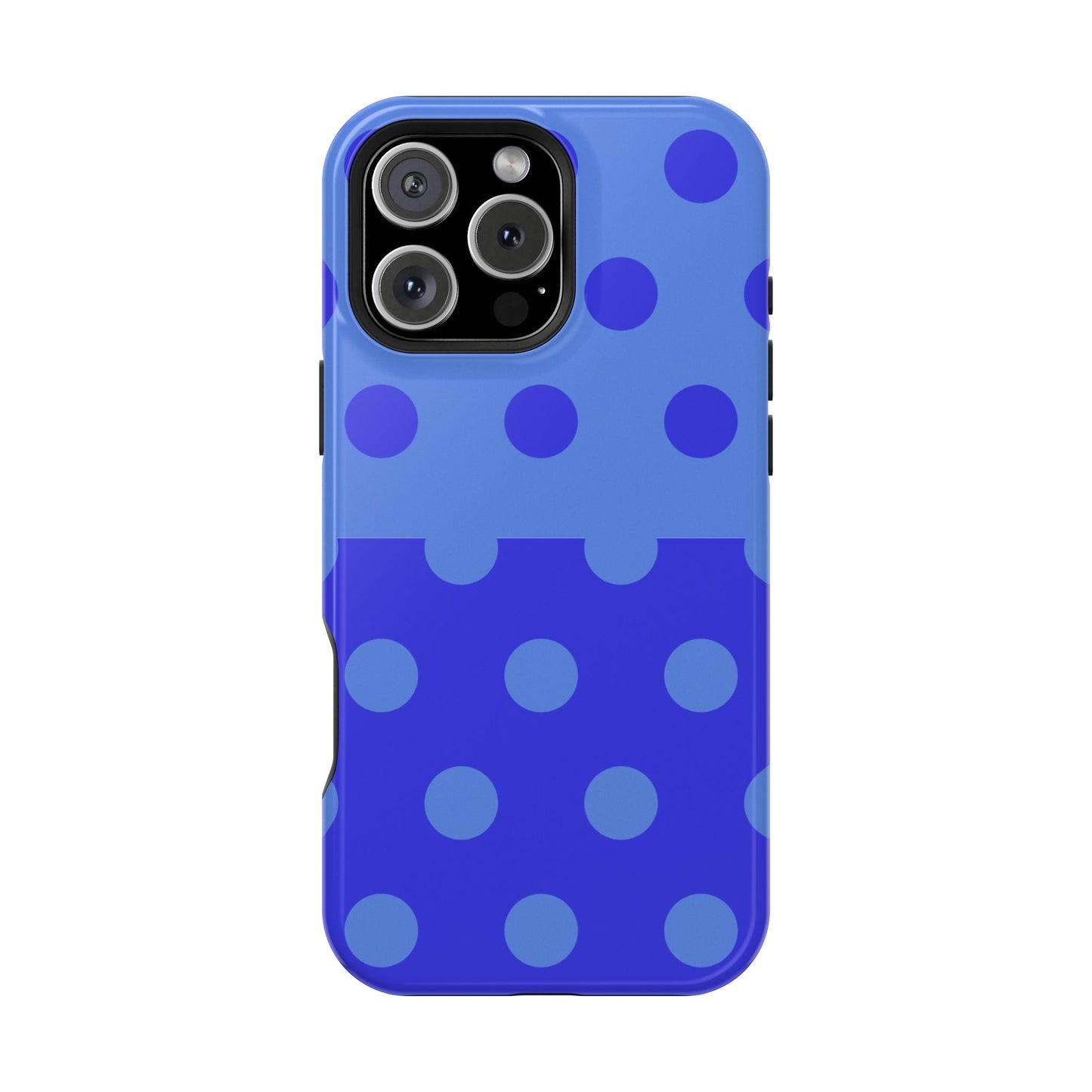 Blue Polka Dot Split