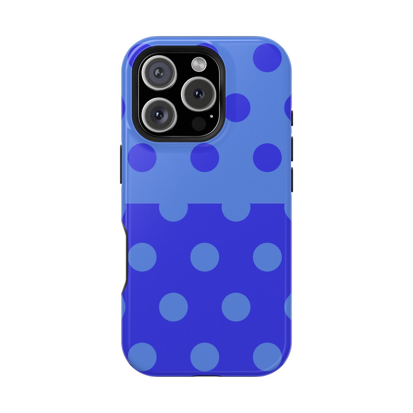 Blue Polka Dot Split