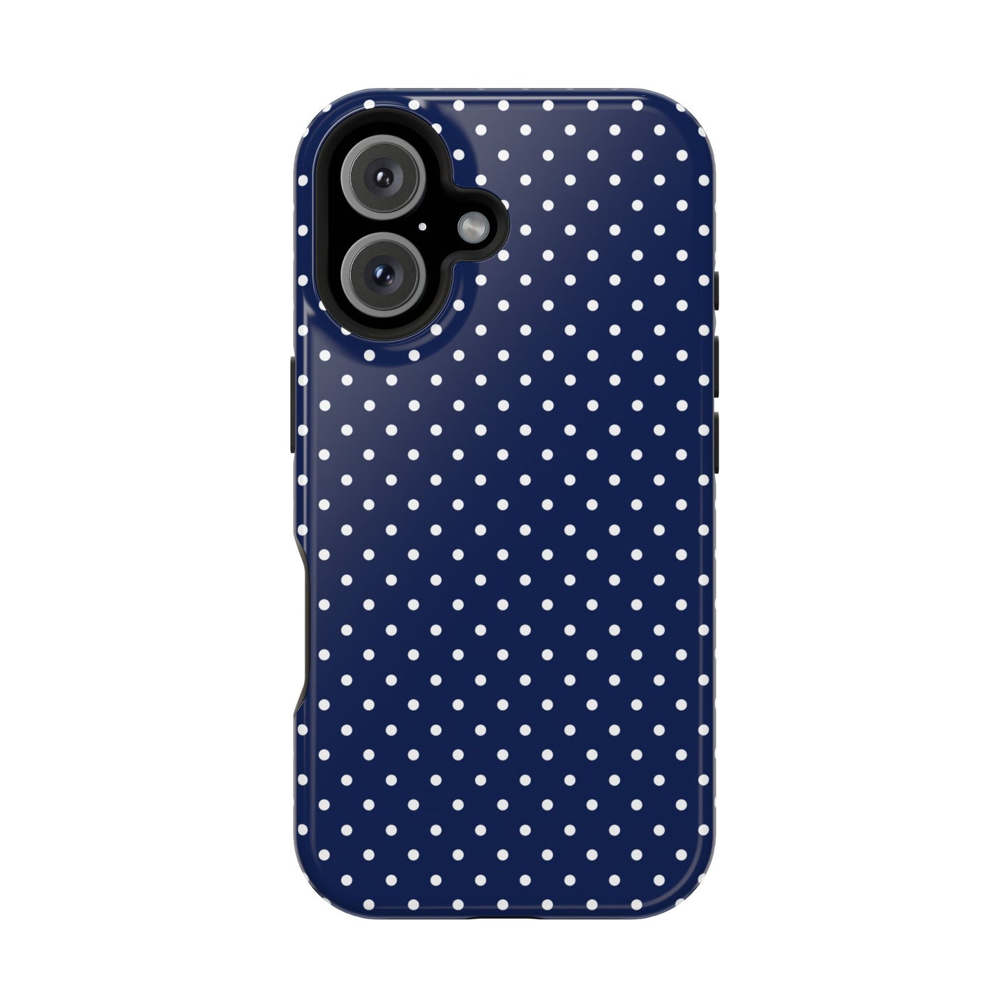 Navy Polka Dot Case