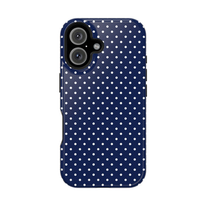 Navy Polka Dot Case