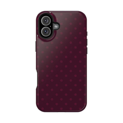 Red Wine Polka Dot Case