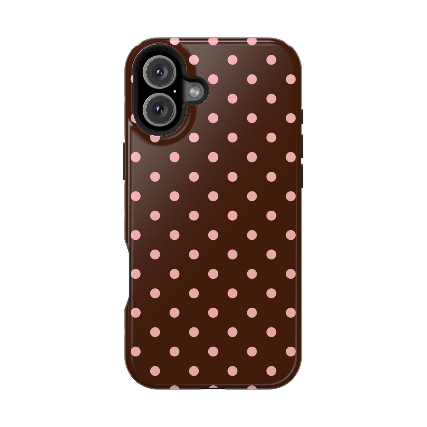 Pink Mocha Polka Dots