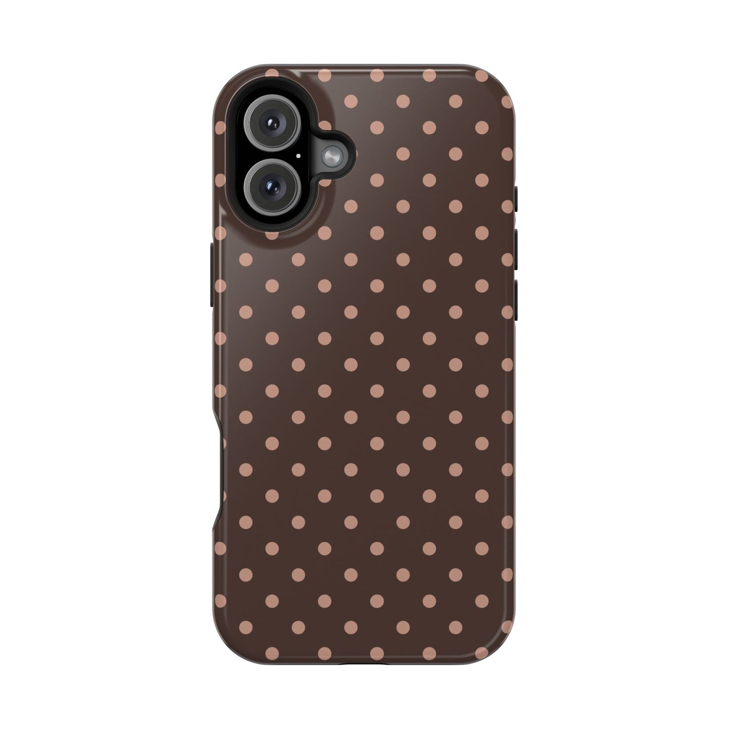 Polka Dot Mocha Case