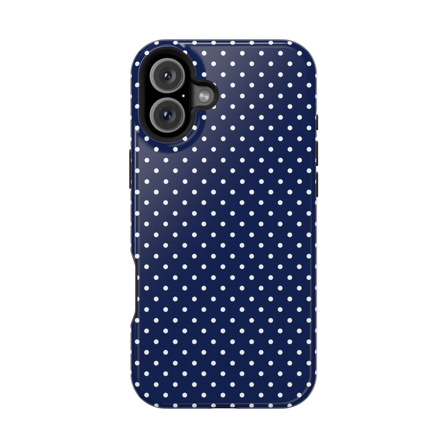 Navy Polka Dot Case