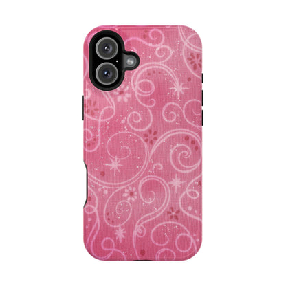 Pink Y2K Swirls Case