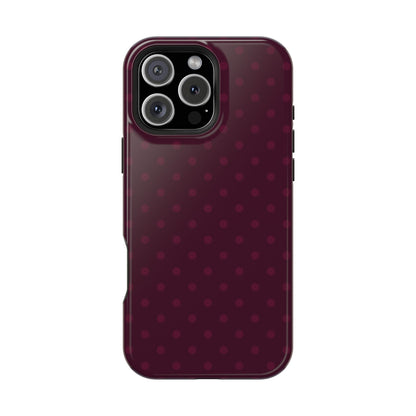 Red Wine Polka Dot Case