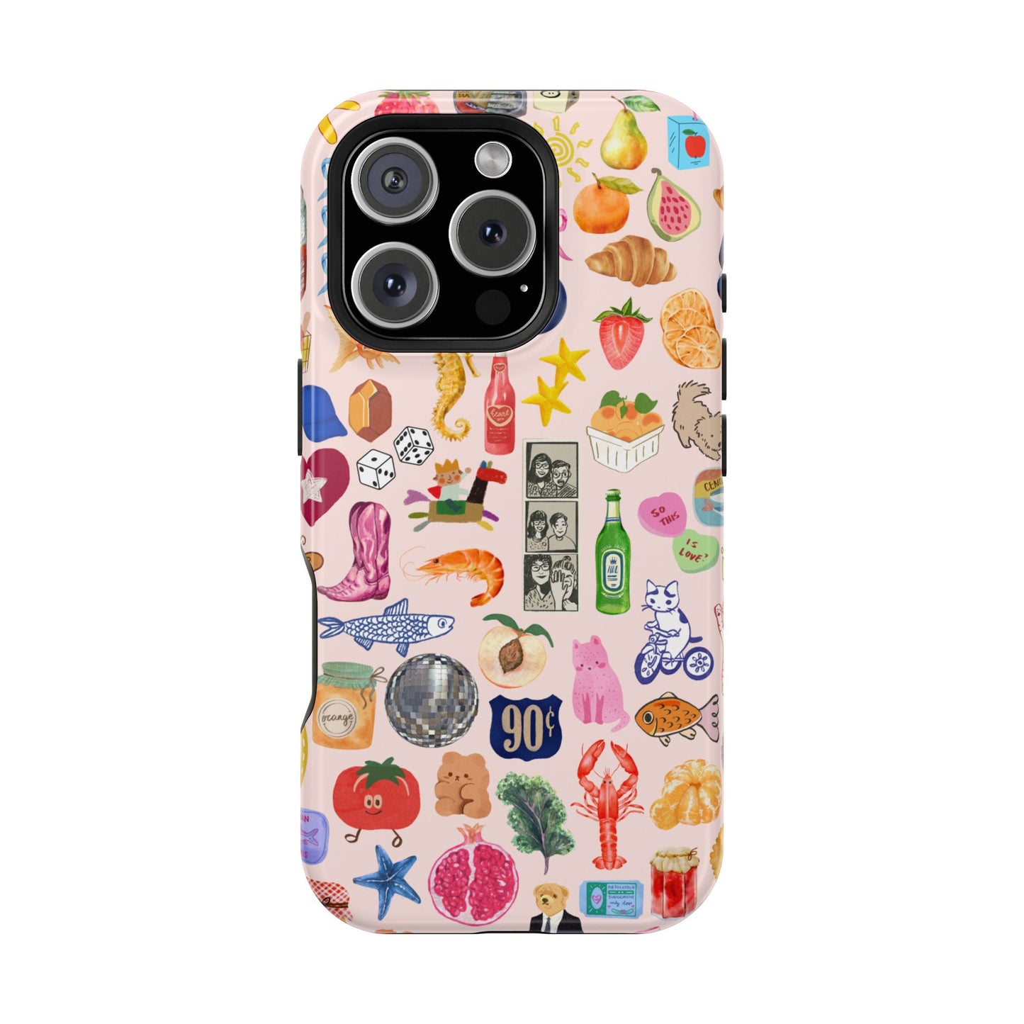 Pink Summer Collage Phone Case