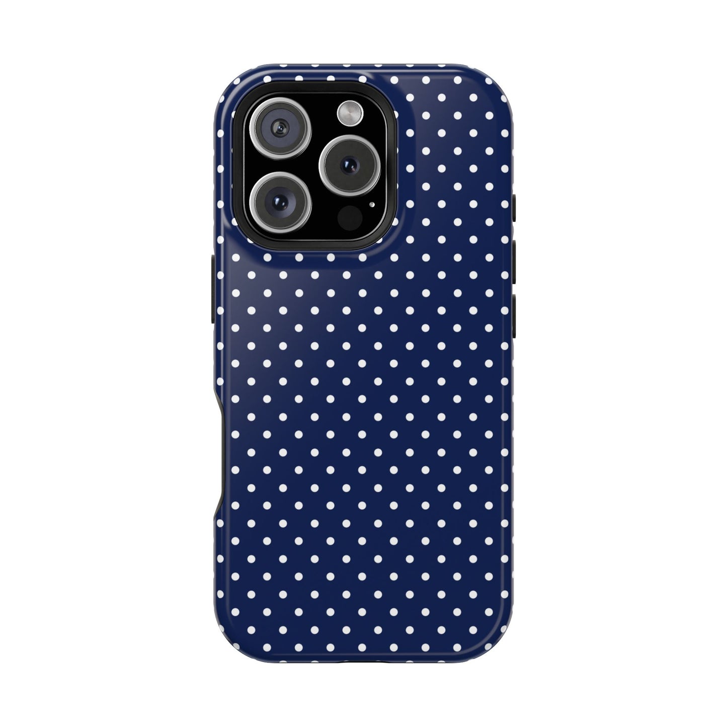 Navy Polka Dot Case