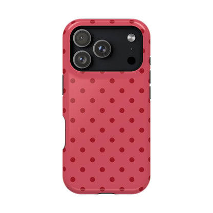 Watermelon Pink Polka Dot Case