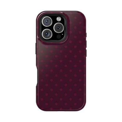 Red Wine Polka Dot Case