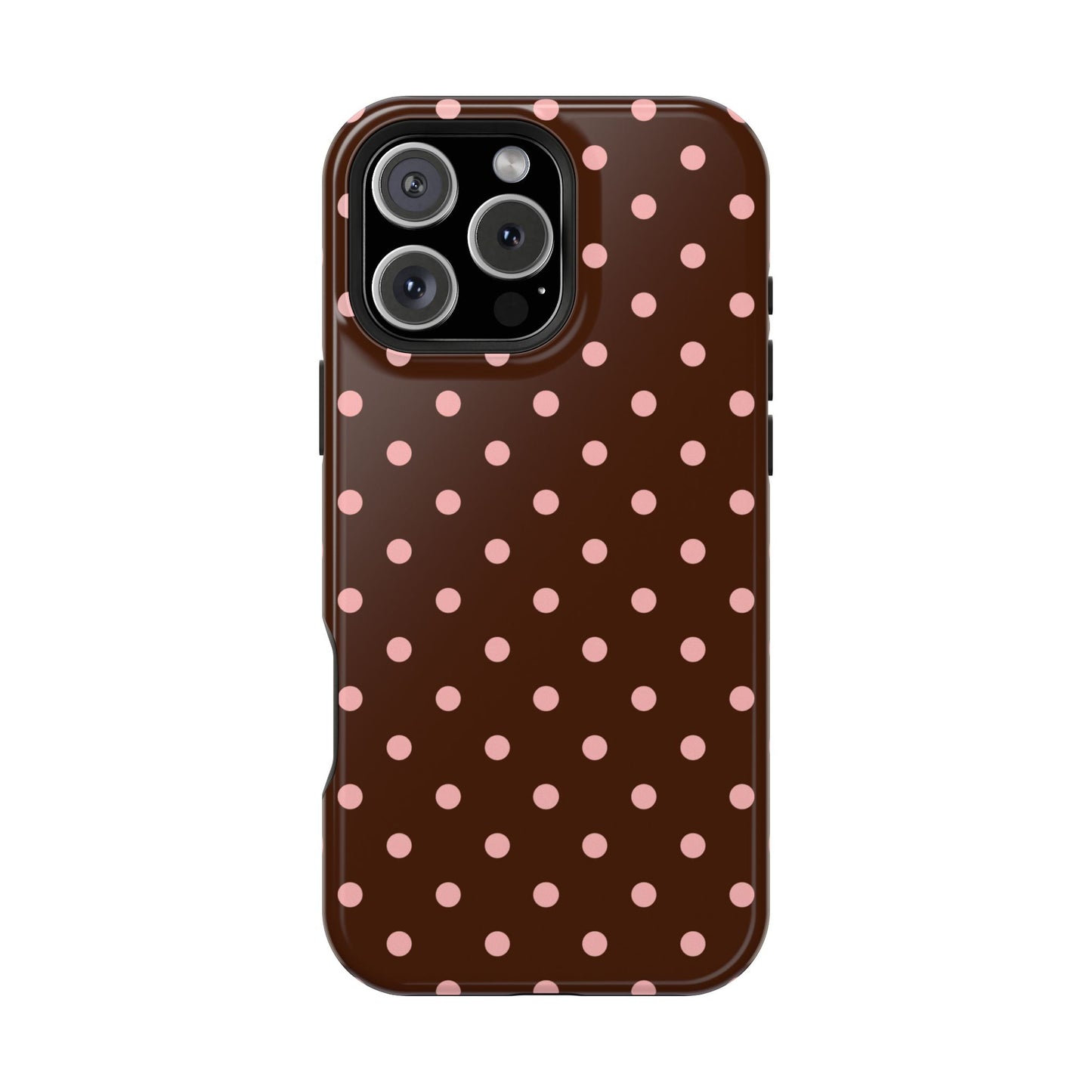 Pink Mocha Polka Dots
