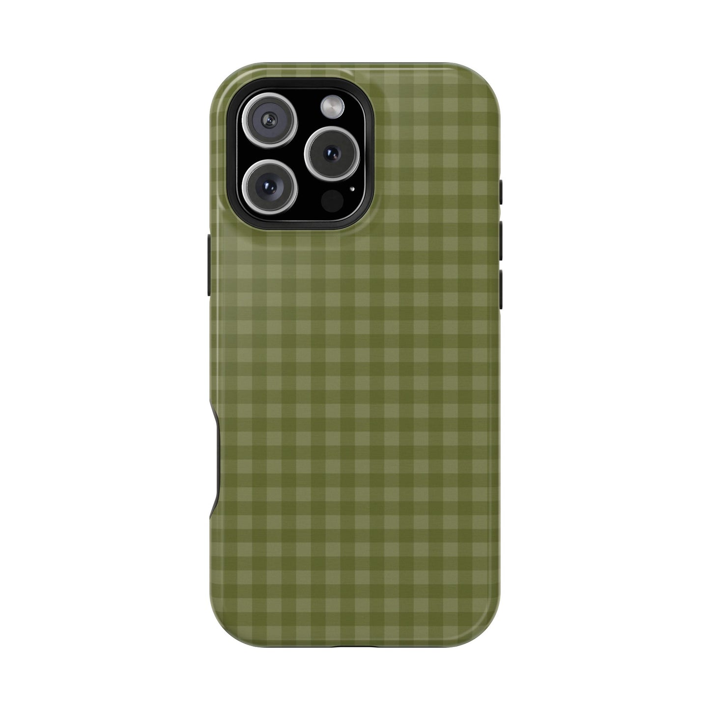 Olive Gingham Case