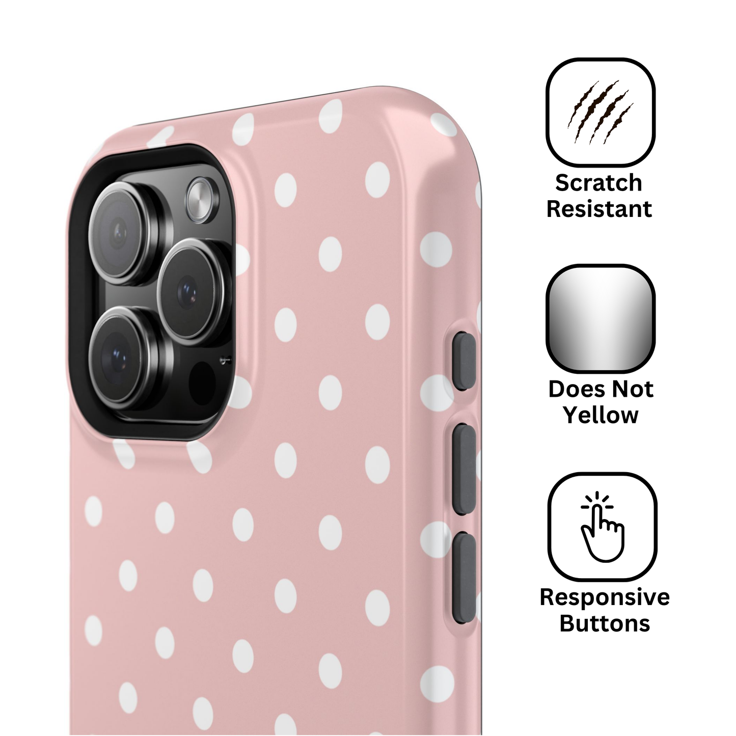 Ballet Pink Polka Dot Case