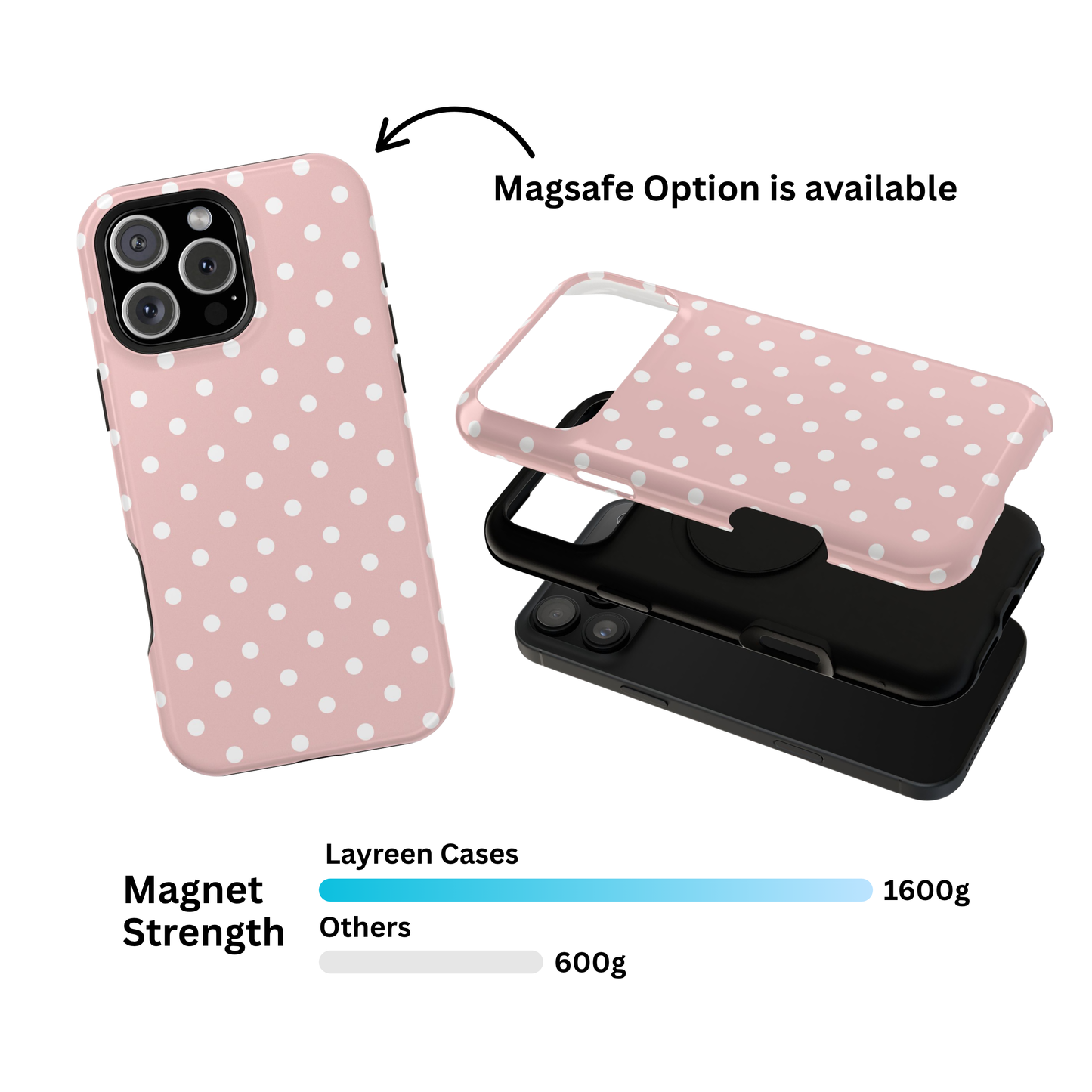 Ballet Pink Polka Dot Case