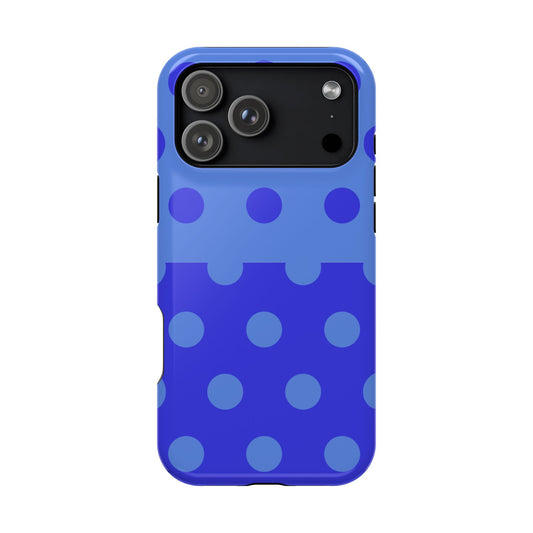 Blue Polka Dot Split