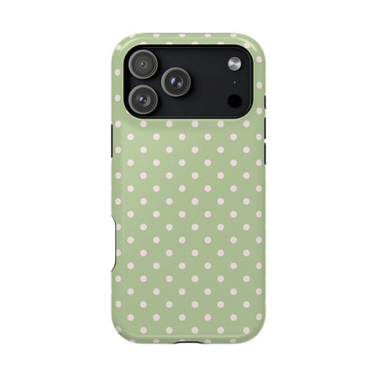 Polka Dot Matcha Case