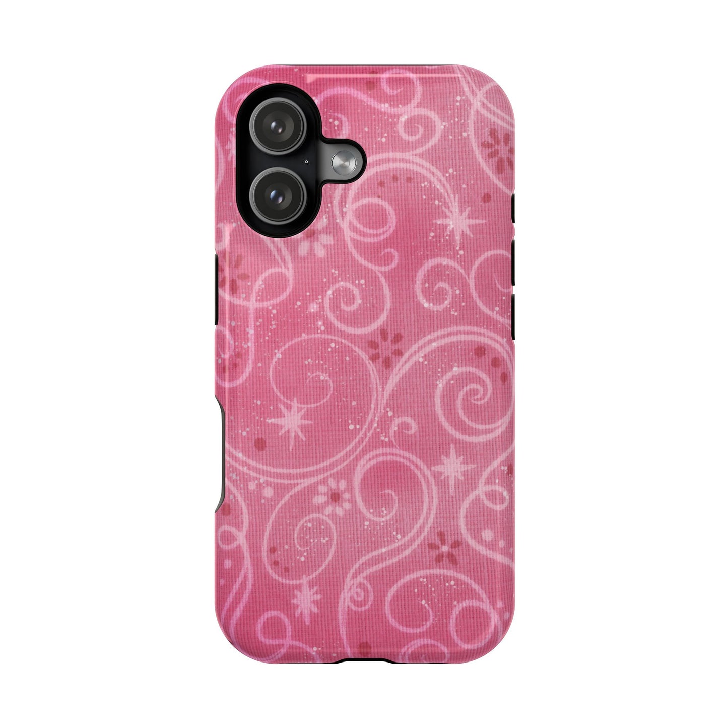 Pink Y2K Swirls Case