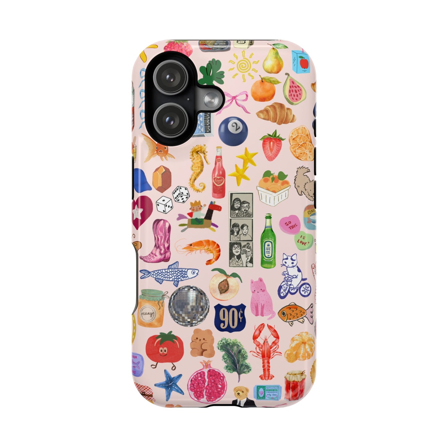 Pink Summer Collage Phone Case