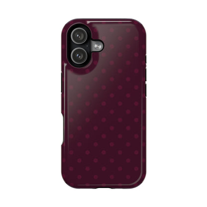 Red Wine Polka Dot Case