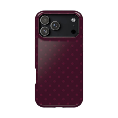 Red Wine Polka Dot Case
