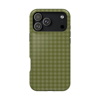 Olive Gingham Case