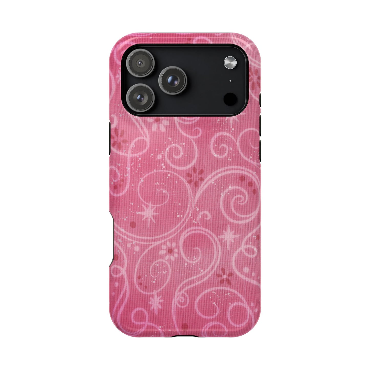 Pink Y2K Swirls Case