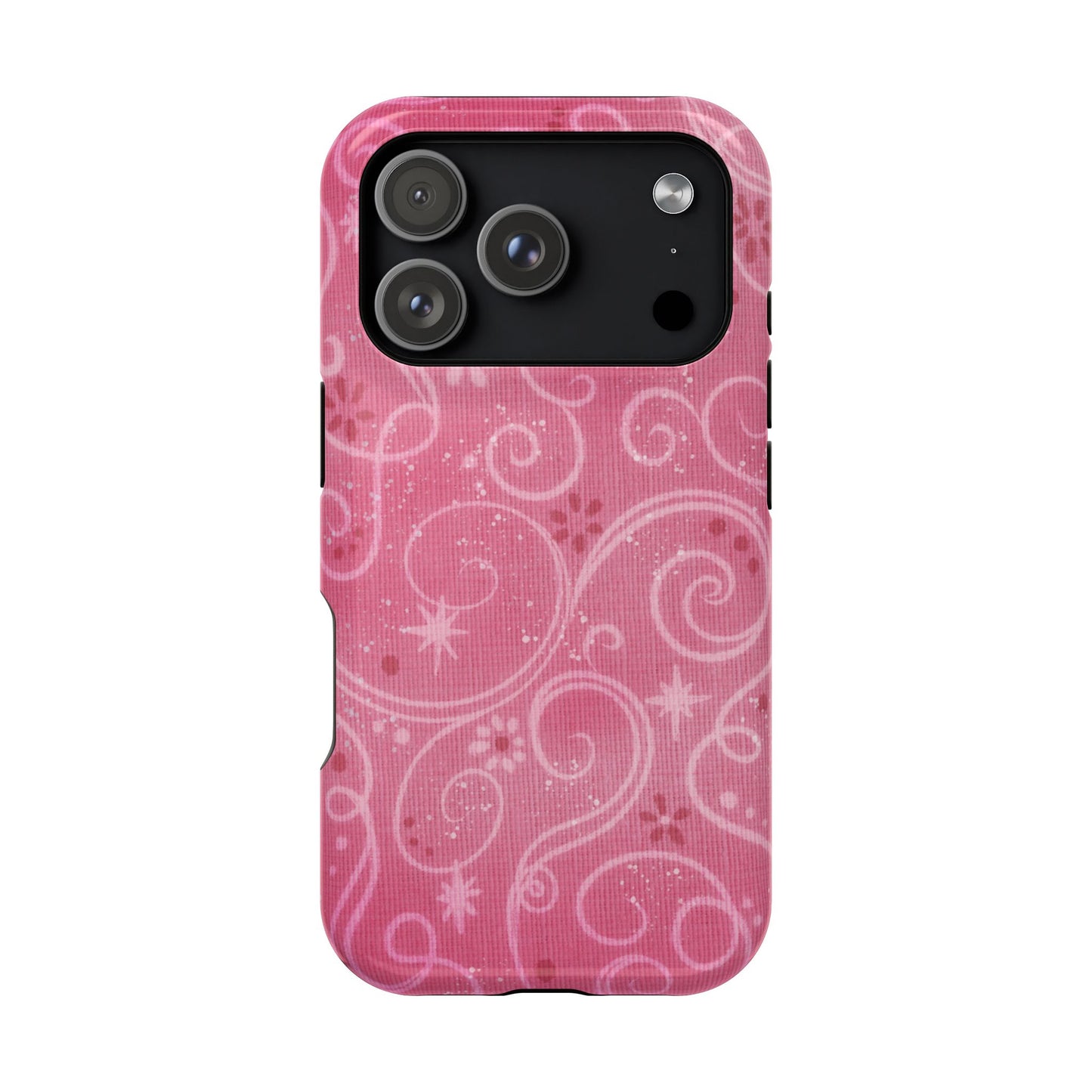 Pink Y2K Swirls Case