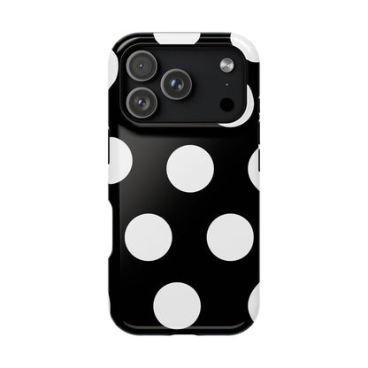 Black White Large Polka Dots