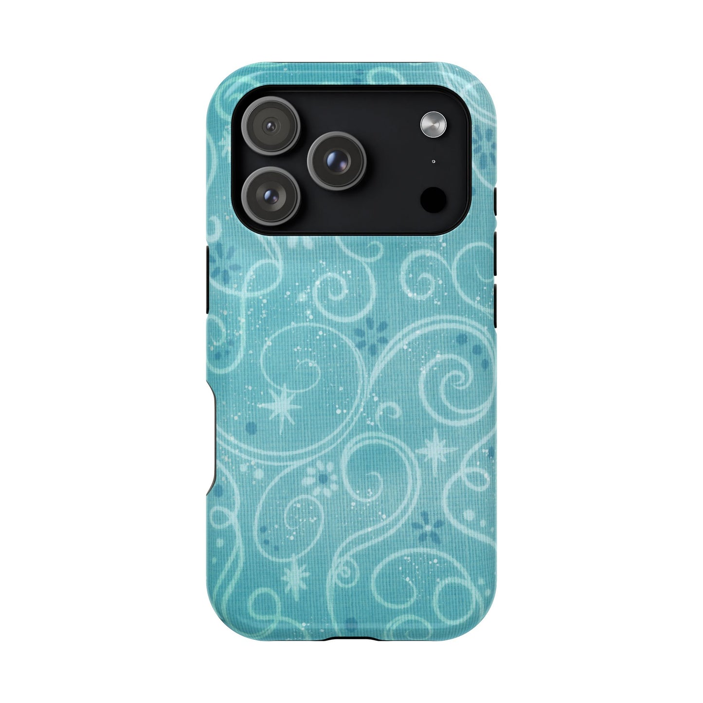 Blue Y2K Swirls Case