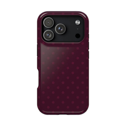 Red Wine Polka Dot Case